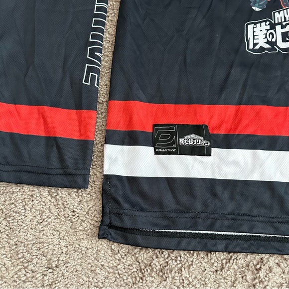 Primitive x My Hero Academia Black Hockey Jersey Size M - Picture 7 of 10
